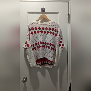 Strawberry Kawaii Christmas Holiday Sweater